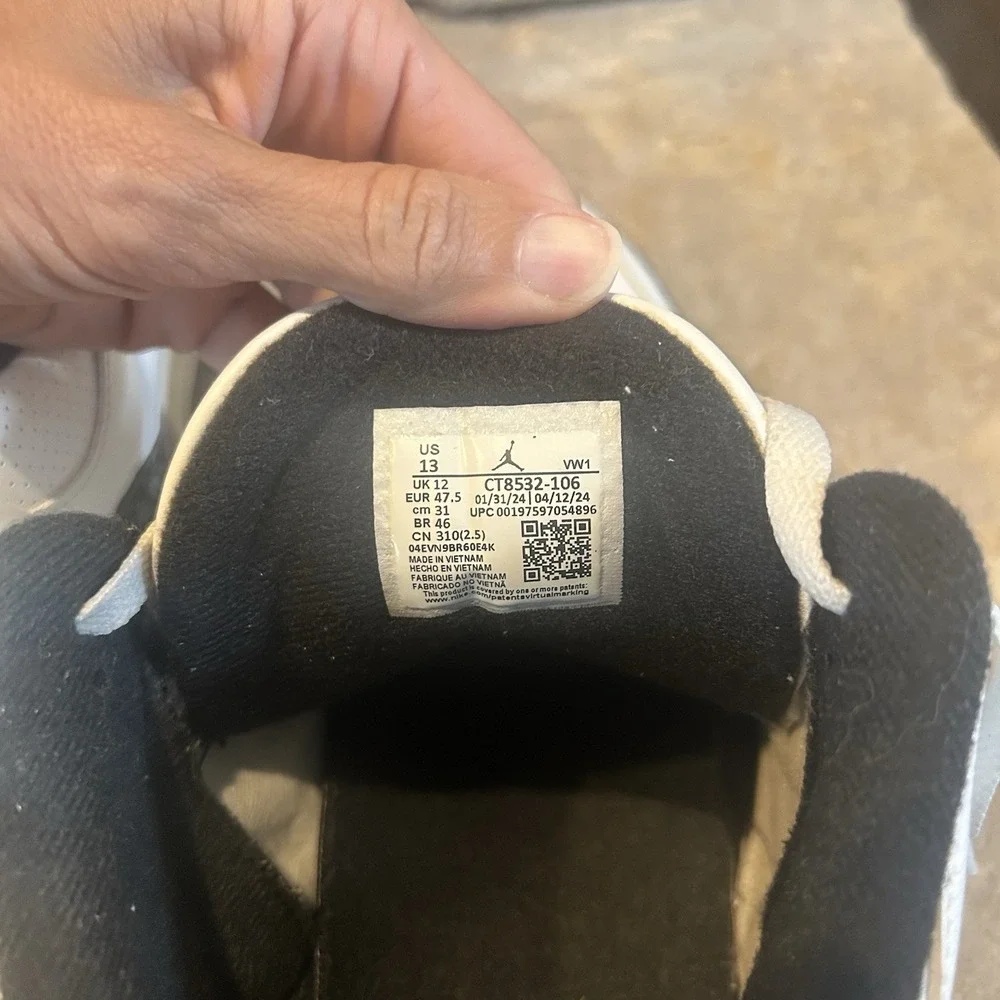Nike Air Jordan 3 Retro Shoes 'Cement Grey' (2024) CT8532-106 Men's Size 13